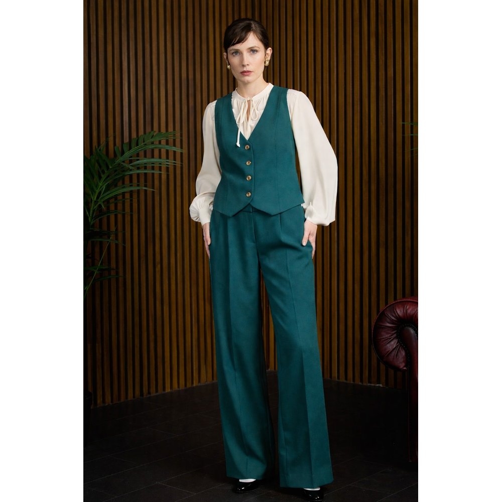 Banned - Joanna 40S Broek rechte pijpen - Groen